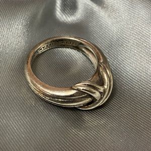 Vintage Tiffany & Co. X Ring in Sterling Silver